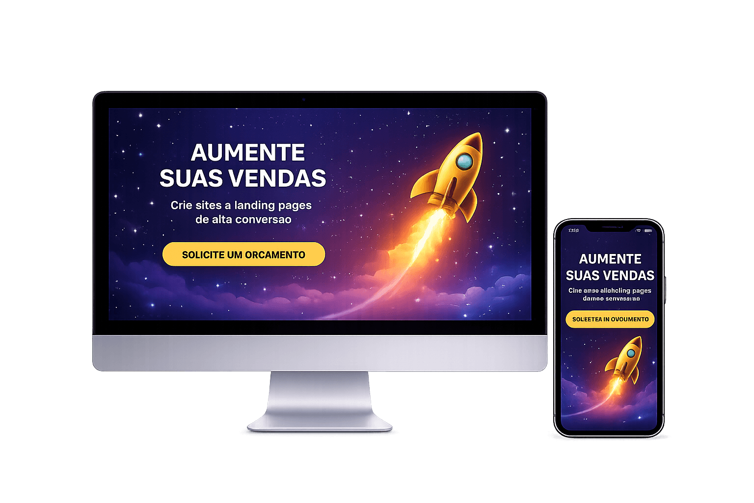 Mockup de Sites Profissionais IagoTech